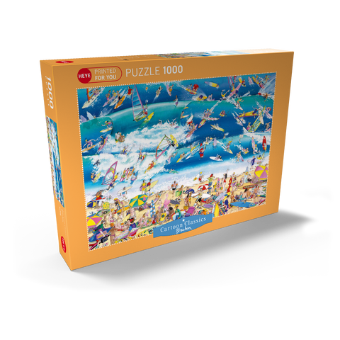 Surfing - Blachon - Cartoon Classics 1000 Puzzle Schachtel Ansicht2