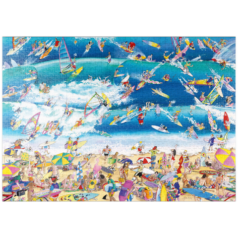 puzzleplate Surfing - Blachon - Cartoon Classics 1000 Puzzle