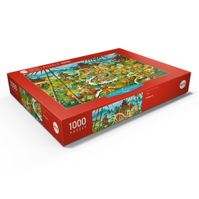 Darstellung des Puzzle Motivs Peking Duck - Michael Ryba - Cartoon Classics - Puzzleteile: 1000