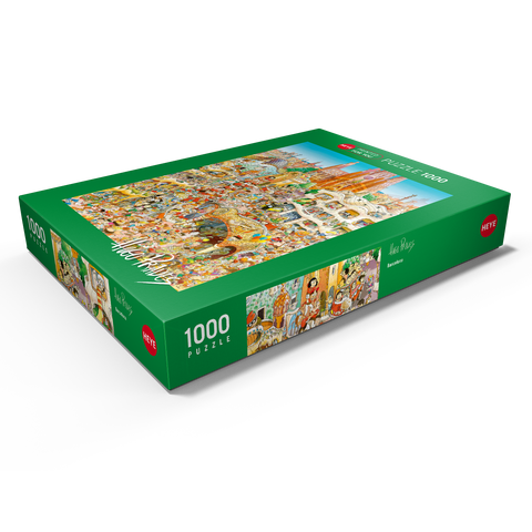 Barcelona - Hugo Prades 1000 Puzzle Schachtel Ansicht1