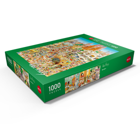 Darstellung des Puzzle Motivs Barcelona - Hugo Prades - Puzzleteile: 1000