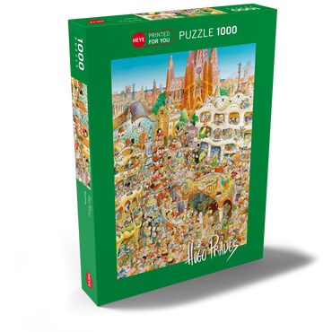 Barcelona - Hugo Prades 1000 Puzzle Schachtel Ansicht2