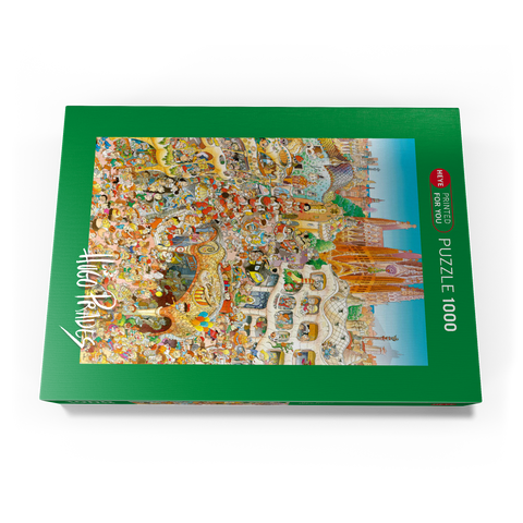 Barcelona - Hugo Prades 1000 Puzzle Schachtel Ansicht3