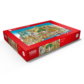 Alternative Darstellung des Puzzle-Motivs Global City - Hugo Prades – Puzzleteile: 1000