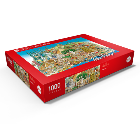 Global City - Hugo Prades 1000 Puzzle Schachtel Ansicht1