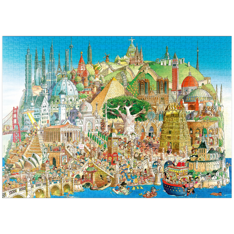 puzzleplate Global City - Hugo Prades 1000 Puzzle