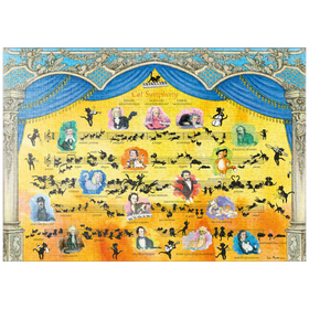 Darstellung des Puzzle-Motivs Cat Symphony - Sven Hartmann – Puzzleteile: 1000