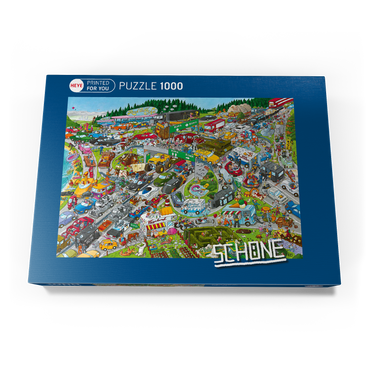 Traffic Jam - Christoph Schöne 1000 Puzzle Schachtel Ansicht3