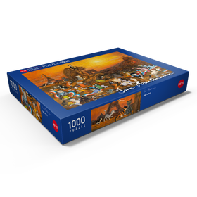 Darstellung des Puzzle Motivs Cats in Paris - Sven Hartmann - Puzzleteile: 1000