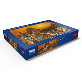 Alternative Darstellung des Puzzle-Motivs Cats in Paris - Sven Hartmann – Puzzleteile: 500