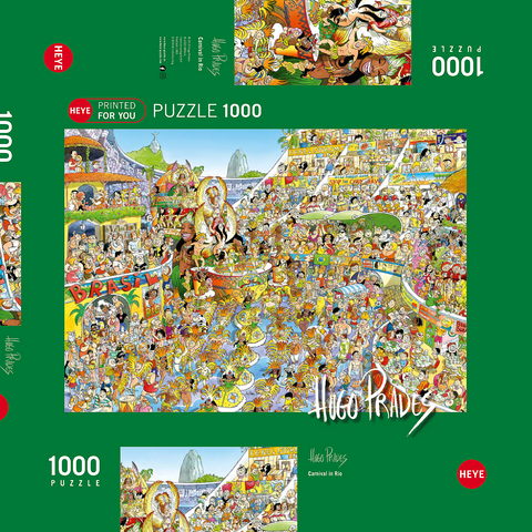 Carnival in Rio - Hugo Prades 1000 Puzzle Schachtel 3D Modell