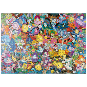 Darstellung des Puzzle-Motivs Masquerade - Sven Hartmann – Puzzleteile: 1000