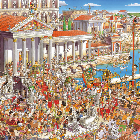Ancient Rome - Hugo Prades 1000 Puzzle 3D Modell