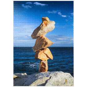 Darstellung des Puzzle-Motivs Steinturm – Puzzleteile: 1000