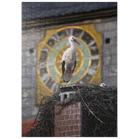 Darstellung des Puzzle-Motivs 10 vor Storch – Puzzleteile: 500