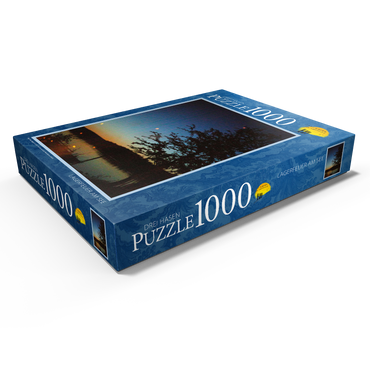 Lagerfeuer am See 1000 Puzzle Schachtel Ansicht1