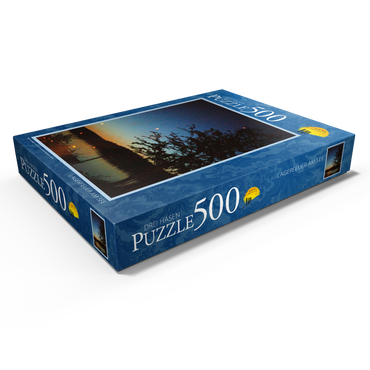 Lagerfeuer am See 500 Puzzle Schachtel Ansicht1
