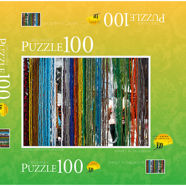 Markt in Salvador 100 Puzzle Schachtel 3D Modell