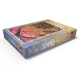 Alternative Darstellung des Puzzle-Motivs Tulpenbaumlaub – Puzzleteile: 1000