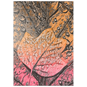 Darstellung des Puzzle-Motivs Tulpenbaumlaub – Puzzleteile: 200