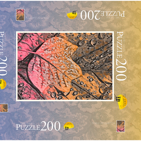Tulpenbaumlaub 200 Puzzle Schachtel 3D Modell