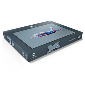 Darstellung des Puzzle Motivs Dassault / Dornier Alpha Jet - Patrouille de France - Puzzleteile: 200