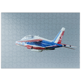 Darstellung des Puzzle Motivs Dassault / Dornier Alpha Jet - Patrouille de France - Puzzleteile: 200