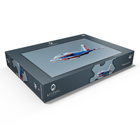 Darstellung des Puzzle Motivs Dassault / Dornier Alpha Jet - Patrouille de France - Puzzleteile: 500