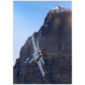 Darstellung des Puzzle Motivs Boeing F/A-18C Hornet - Puzzleteile: 1000