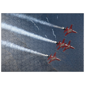 Darstellung des Puzzle Motivs Swiss Patrol, Northrop F-5E Tiger II - Puzzleteile: 200