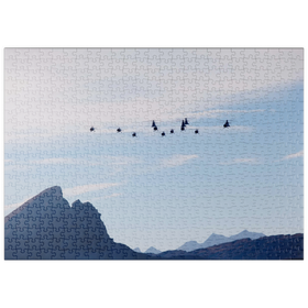Darstellung des Puzzle Motivs Hubschrauberformation - Puzzleteile: 500