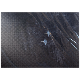 Darstellung des Puzzle Motivs Boeing F/A-18C Hornet - Puzzleteile: 1000