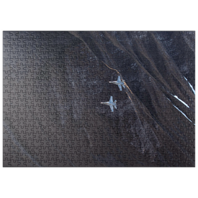 Darstellung des Puzzle Motivs Boeing F/A-18C Hornet - Puzzleteile: 500