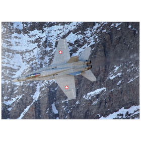 Darstellung des Puzzle Motivs Boeing F/A-18C Hornet - Puzzleteile: 1000