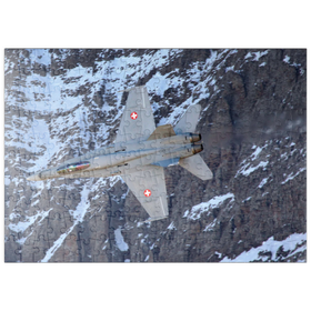 Darstellung des Puzzle Motivs Boeing F/A-18C Hornet - Puzzleteile: 200