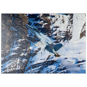 Darstellung des Puzzle Motivs Boeing F/A-18C Hornet - Puzzleteile: 200