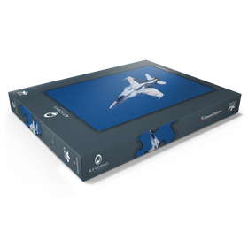 Darstellung des Puzzle Motivs Boeing F/A-18C Hornet - Puzzleteile: 200