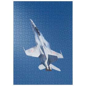 Darstellung des Puzzle Motivs Boeing F/A-18C Hornet - Puzzleteile: 500