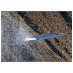 Darstellung des Puzzle Motivs Boeing F/A-18C Hornet - Puzzleteile: 200