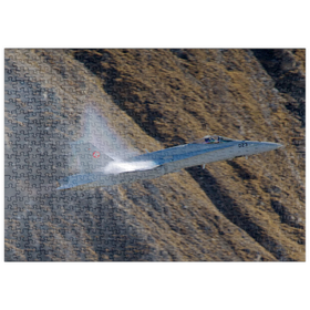Darstellung des Puzzle Motivs Boeing F/A-18C Hornet - Puzzleteile: 500