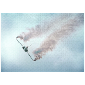 Darstellung des Puzzle Motivs Dassault Rafale - Puzzleteile: 1000