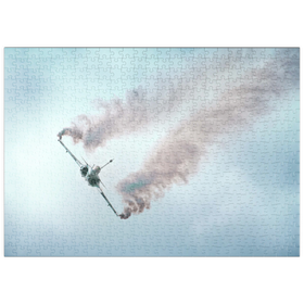 Darstellung des Puzzle Motivs Dassault Rafale - Puzzleteile: 500