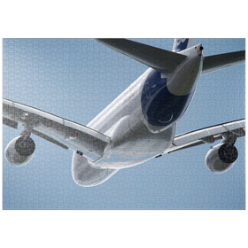 Darstellung des Puzzle Motivs Das Magische am A380 - Puzzleteile: 1000