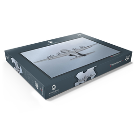 Darstellung des Puzzle Motivs Lockheed C-130 Hercules - Puzzleteile: 100