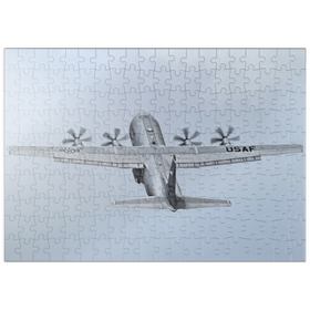 Darstellung des Puzzle Motivs Lockheed C-130 Hercules - Puzzleteile: 200