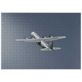 Darstellung des Puzzle Motivs Lockheed C-130 Hercules - Puzzleteile: 500