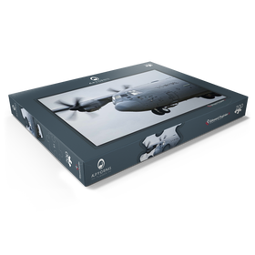 Darstellung des Puzzle Motivs Lockheed C-130 Hercules - Puzzleteile: 200