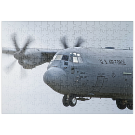 Darstellung des Puzzle Motivs Lockheed C-130 Hercules - Puzzleteile: 200
