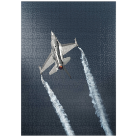 Darstellung des Puzzle Motivs Lockheed Martin - F-16C Fighting Falcon - Puzzleteile: 1000