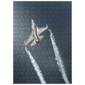 Darstellung des Puzzle Motivs Lockheed Martin - F-16C Fighting Falcon - Puzzleteile: 200